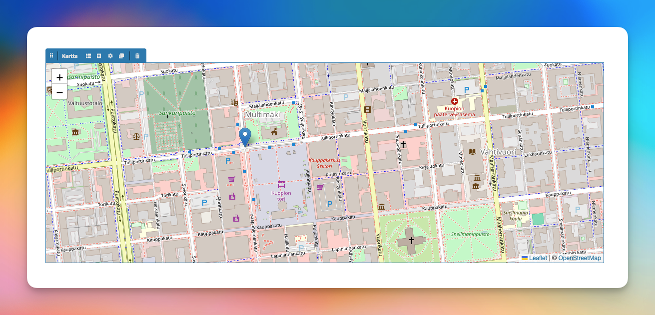 Kartat-alue siirtyy avoimeen OpenStreetMap-palveluun